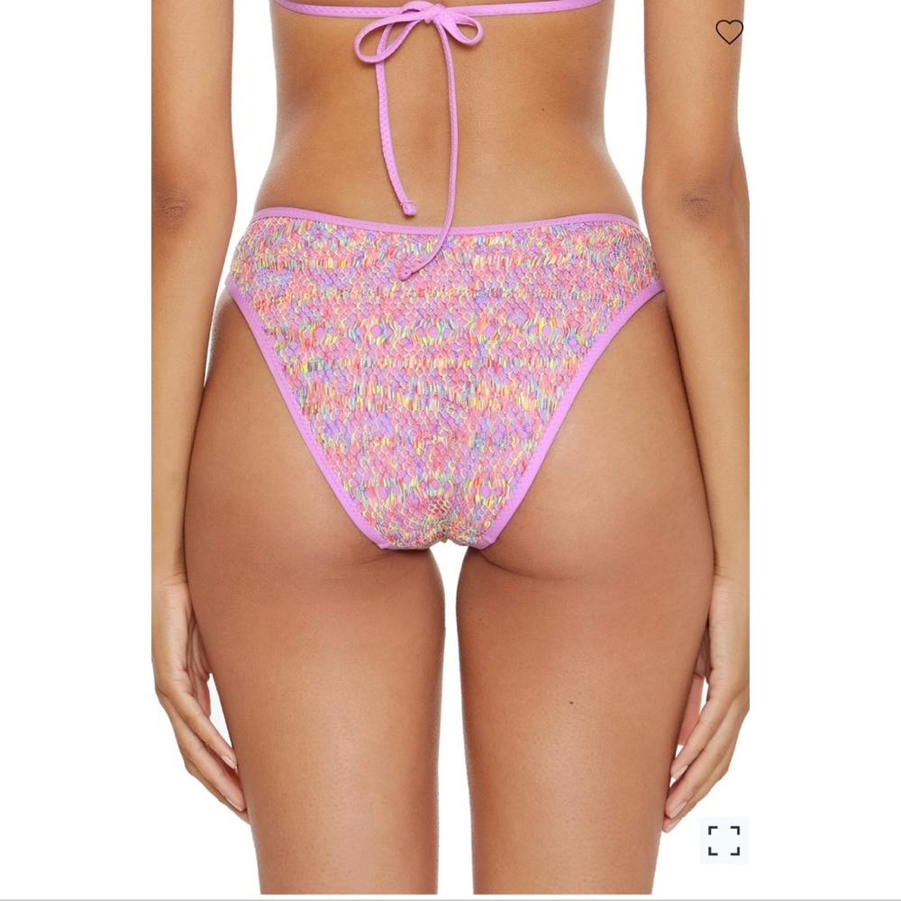 NEW $58 Becca‎ [ Large ] Coastal Brazilian Bikini Bottom in Orchid - Picture 11 of 12